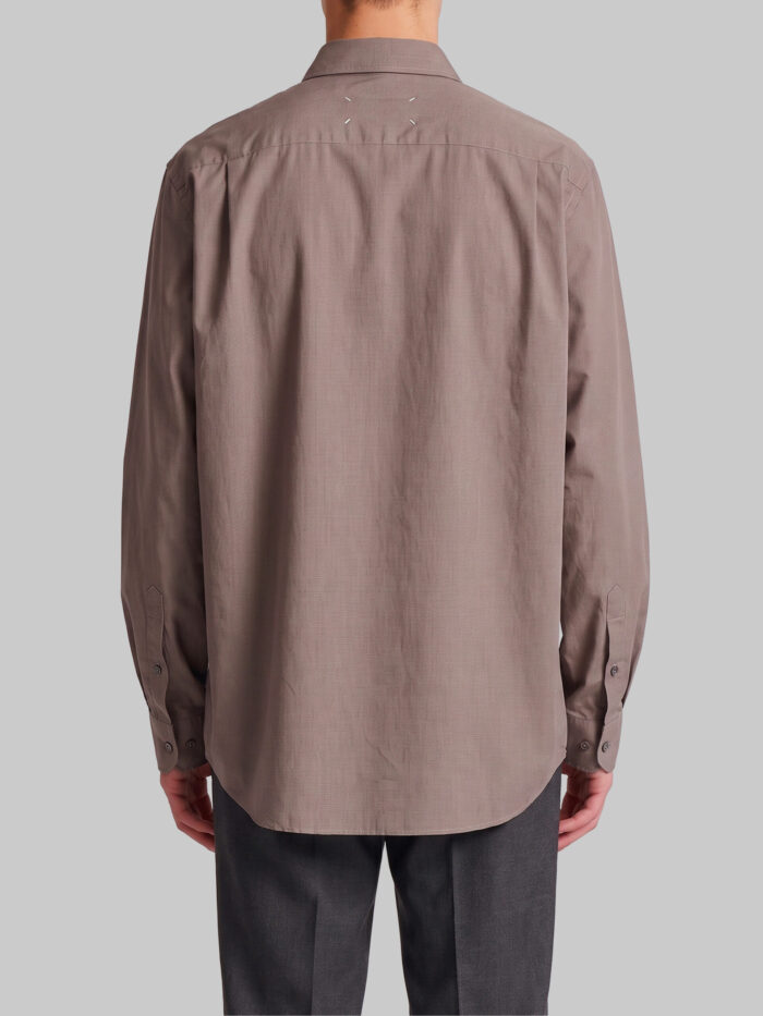 Maison Margiela Long-sleeved cotton shirt