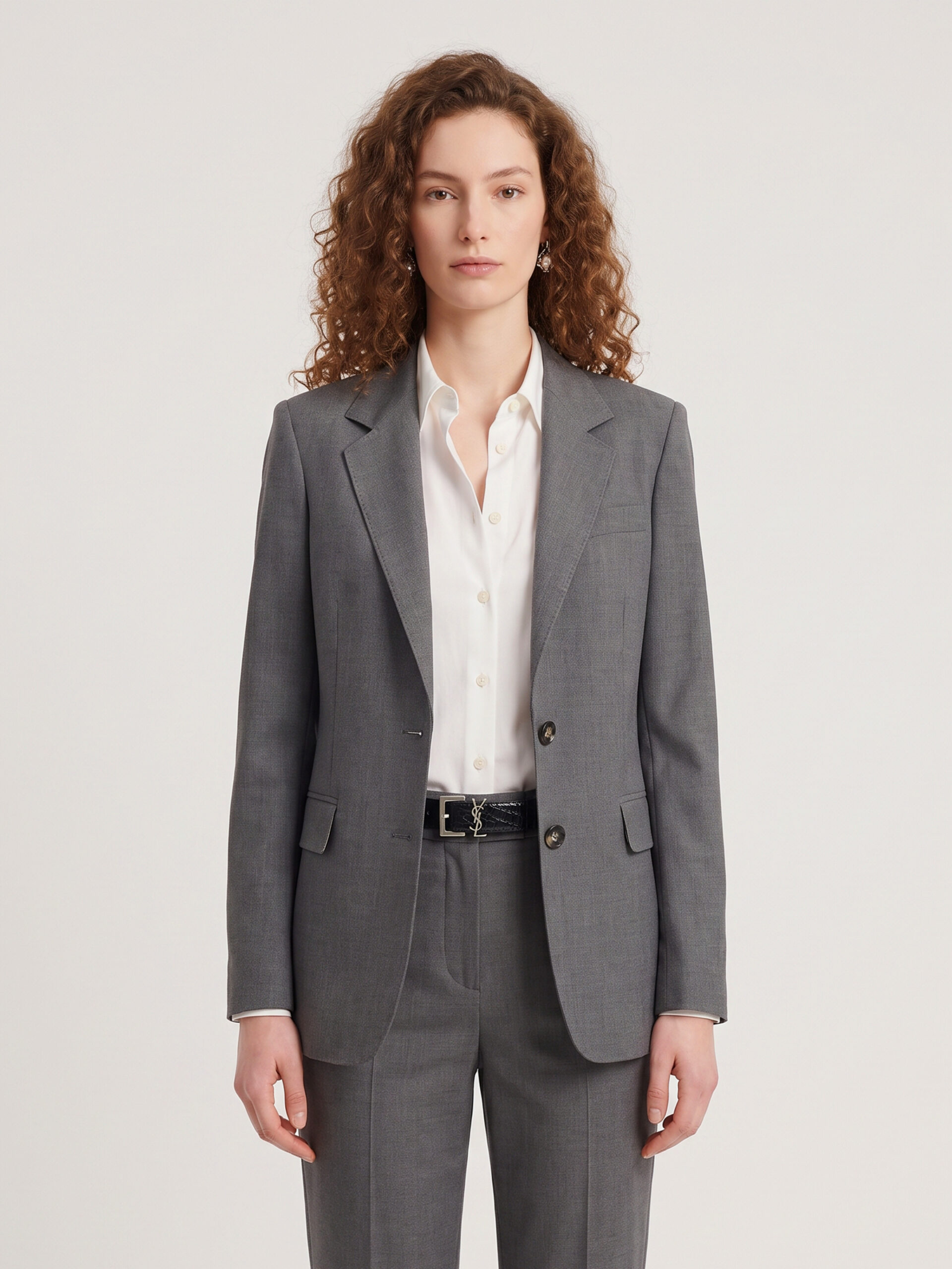 Sutton New York Single-breasted jacket in stretch canvas