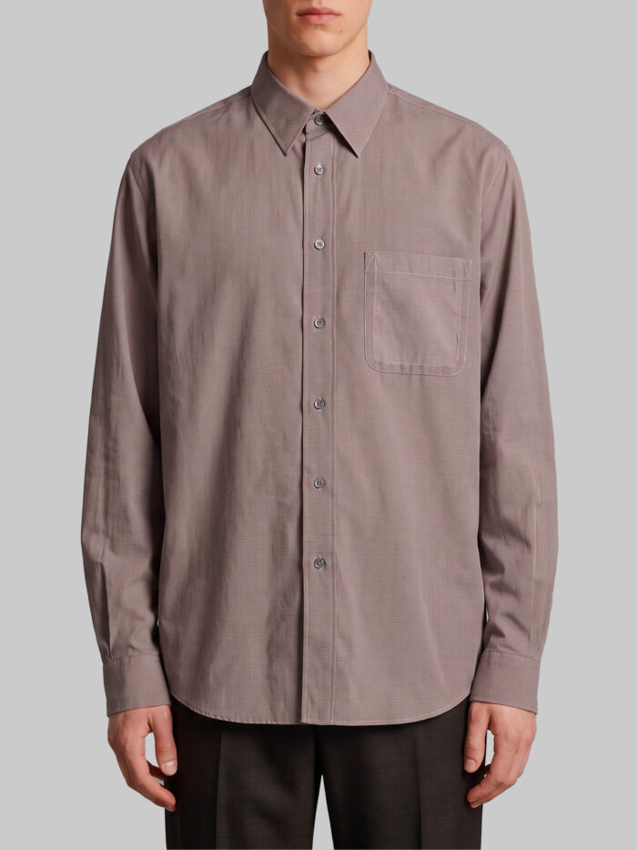maison margiela long sleeved cotton shirt Maison Margiela Long-sleeved cotton shirt