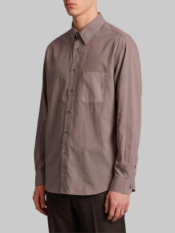 Maison Margiela Long-sleeved cotton shirt