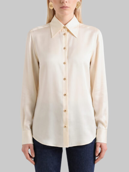 Dolce&gabbana White silk shirt