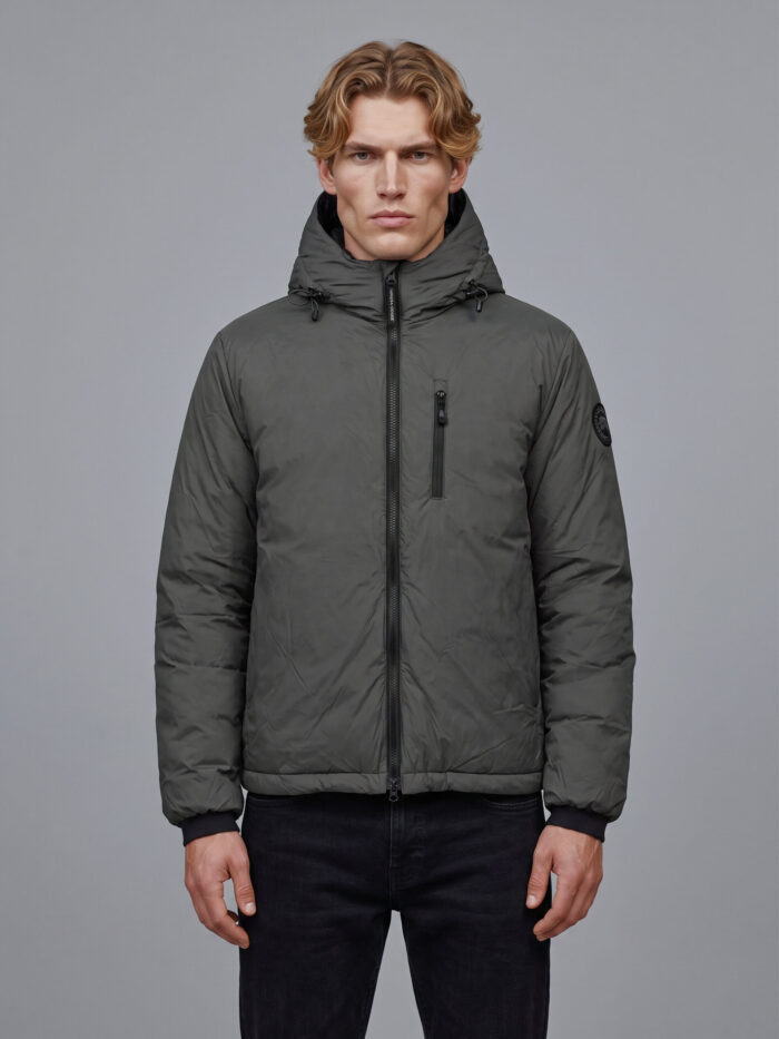 Canada Goose Jacket with hood Lodge black disc