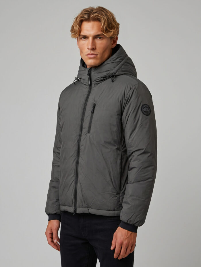 Canada Goose Jacket with hood Lodge black disc