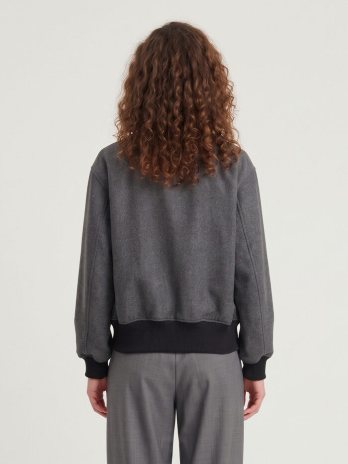 Sutton New York Dark grey chevron bomber jacket