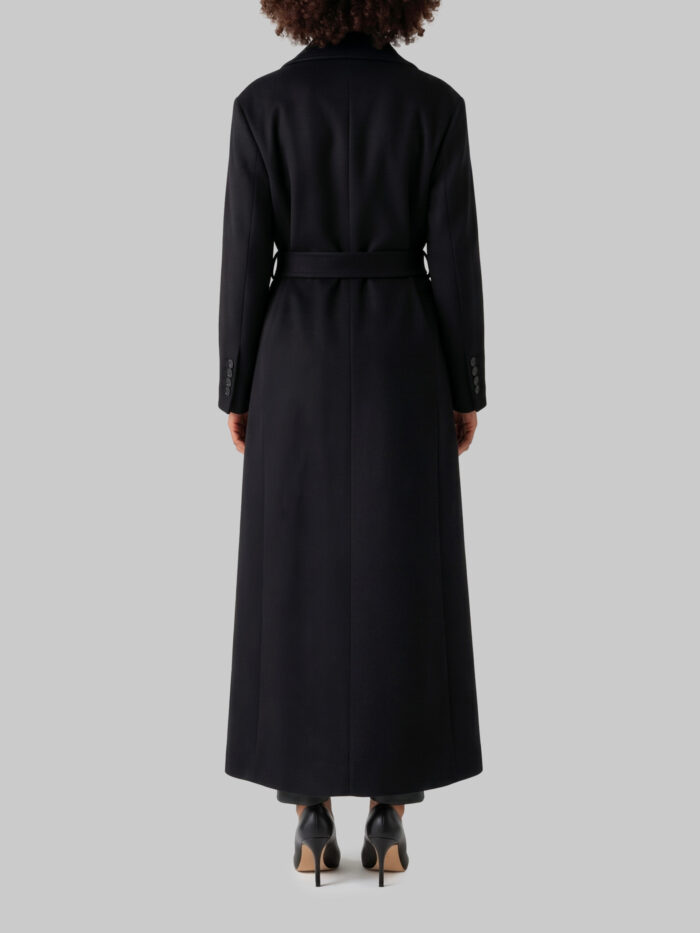 Dolce&gabbana Wool coat with a belt in virgin wool