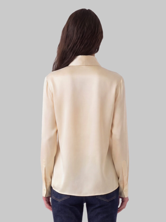Khaite Ivy champagne shirt