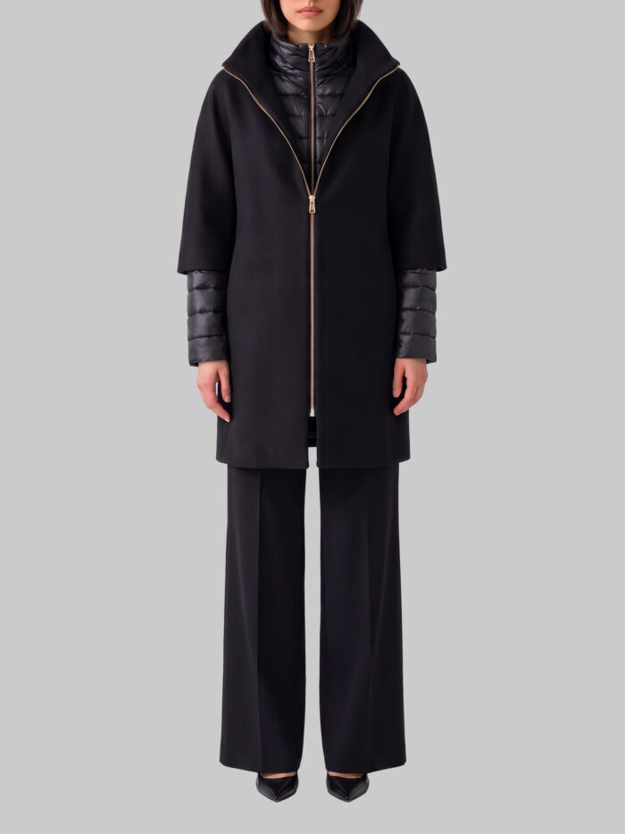 herno ultra light coat in eco wool and nylon Herno Ultra-light coat in eco wool and nylon