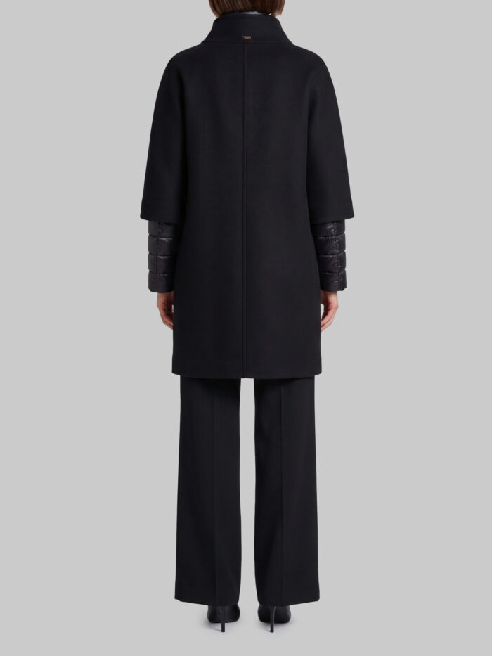 Herno Ultra-light coat in eco wool and nylon
