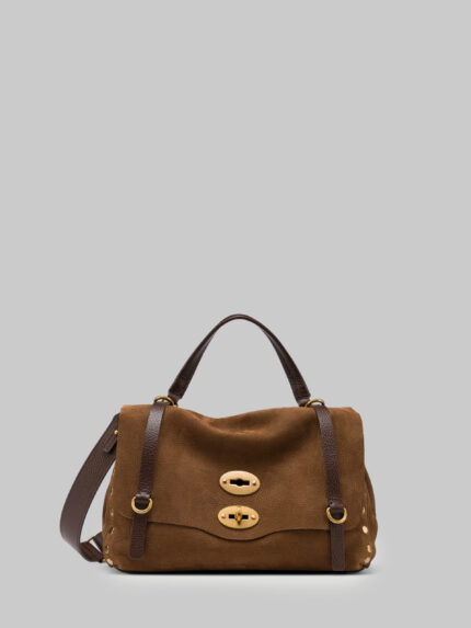 Zanellato Postina RE bag Jones Nabuk in Brown Tartufo di Norcia