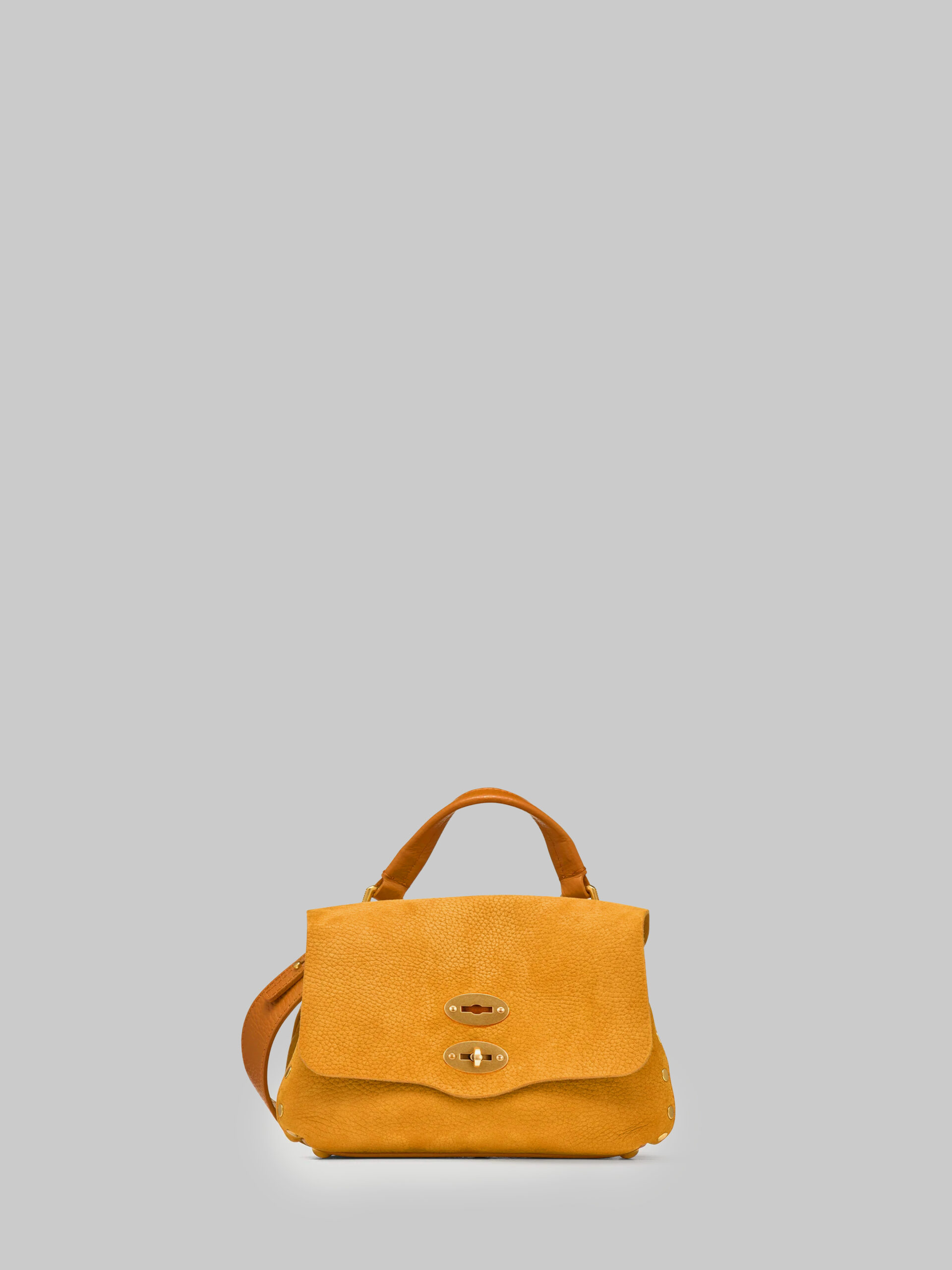 Zanellato Postina Baby Nabuk Jones bag in Brown Brandy