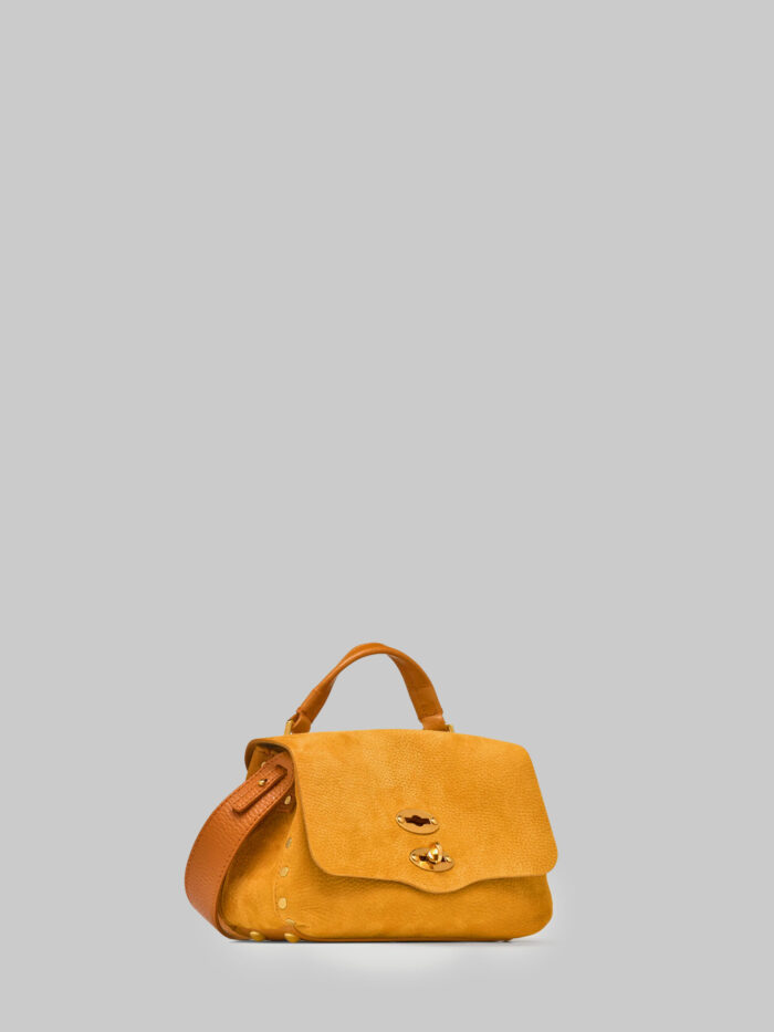 Zanellato Postina Baby Nabuk Jones bag in Brown Brandy
