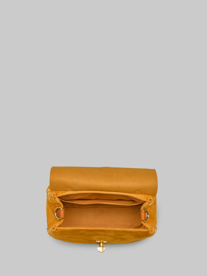 Zanellato Postina Baby Nabuk Jones bag in Brown Brandy