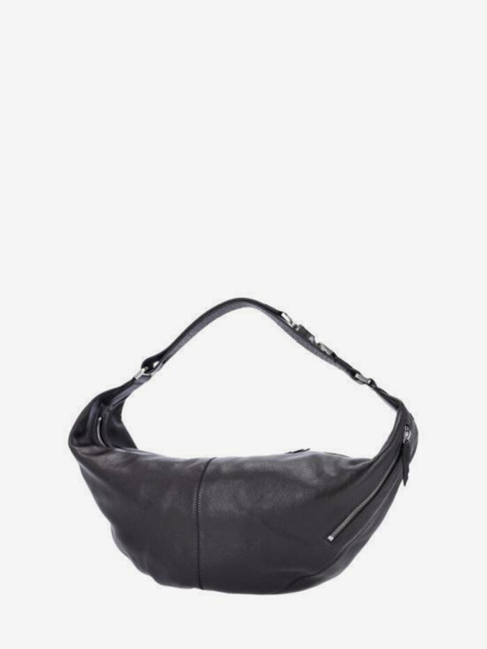 Lemaire Dark Chocolate Quiver Clip bag