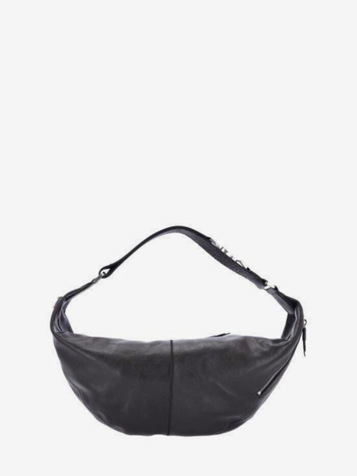 Lemaire Dark Chocolate Quiver Clip bag
