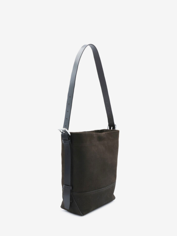 Lemaire Small ebony Belted tote bag