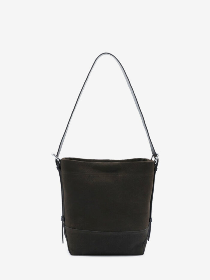 Lemaire Small ebony Belted tote bag
