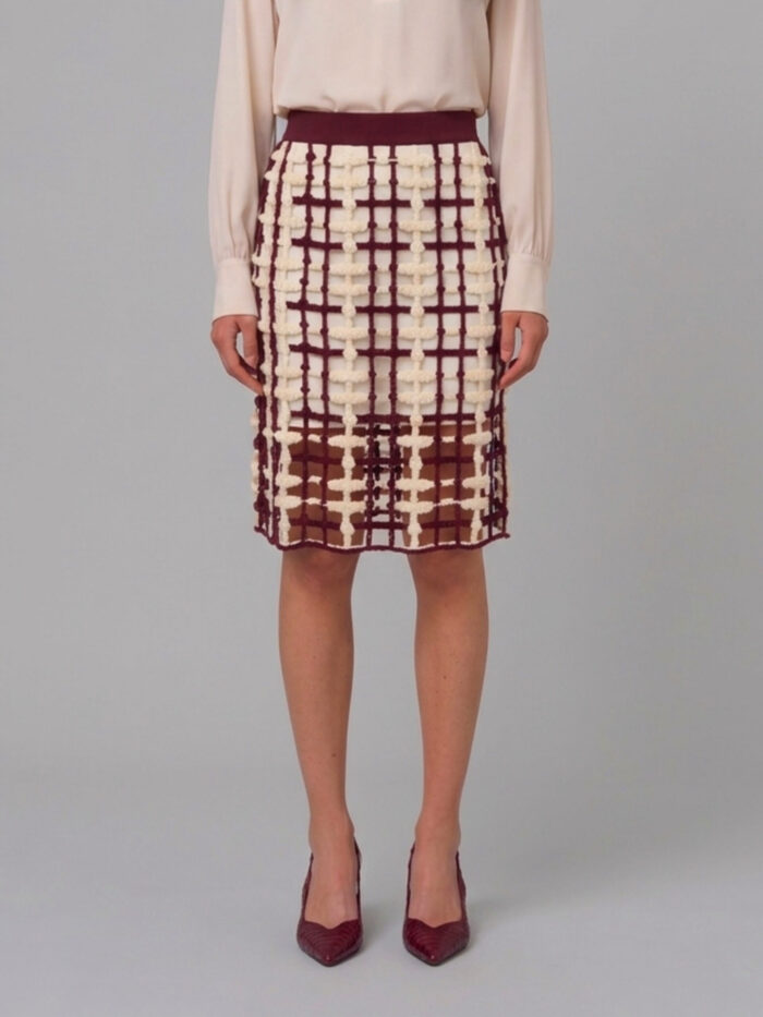 sutton new york burgundy mesh midi skirt Sutton New York Burgundy mesh midi skirt