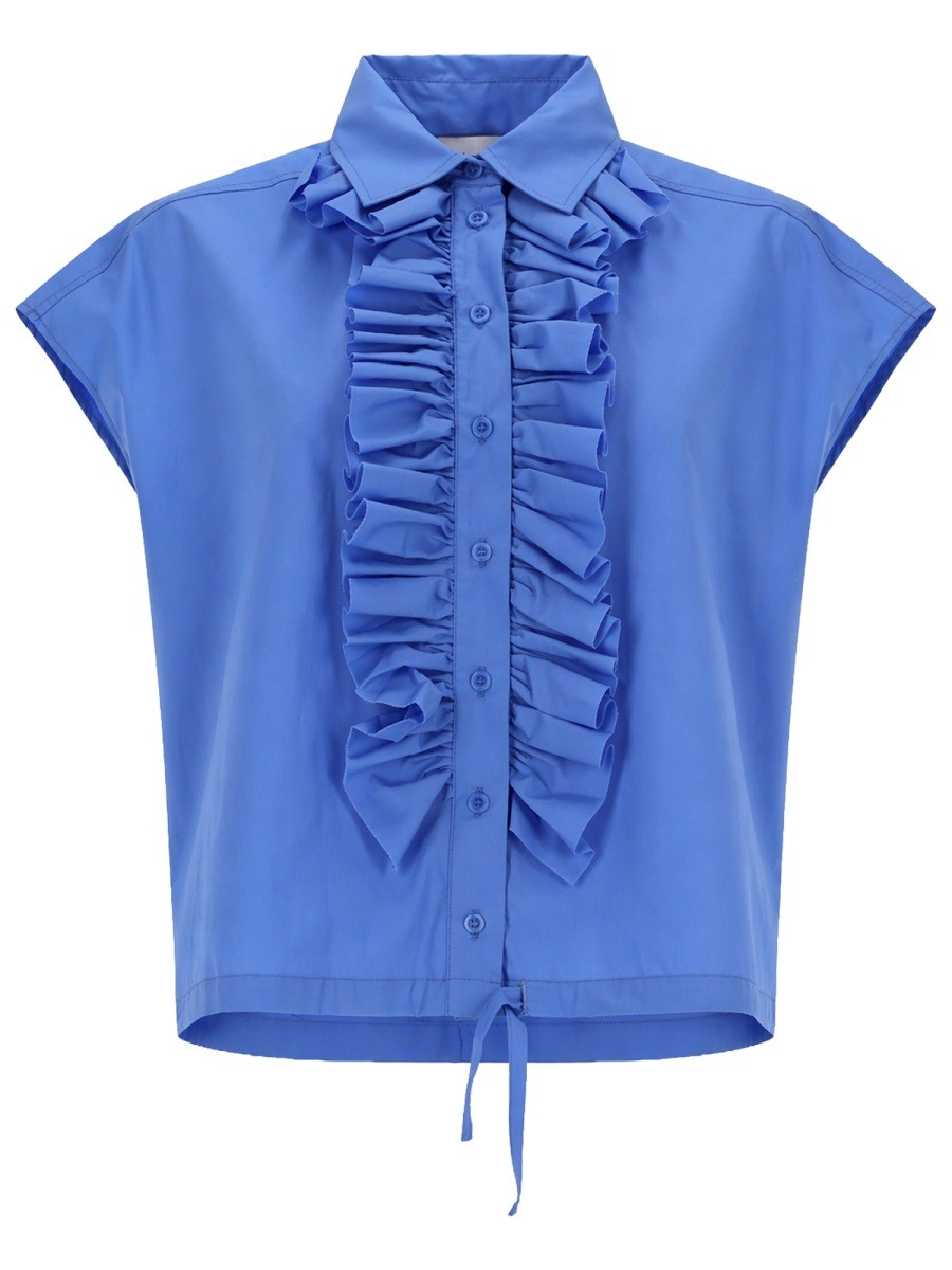 NUDE CAMICIA CON RUCHES