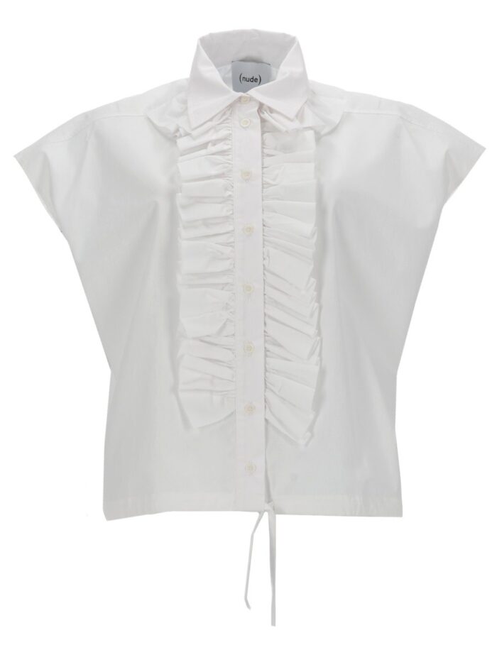 NUDE CAMICIA CON RUCHES
