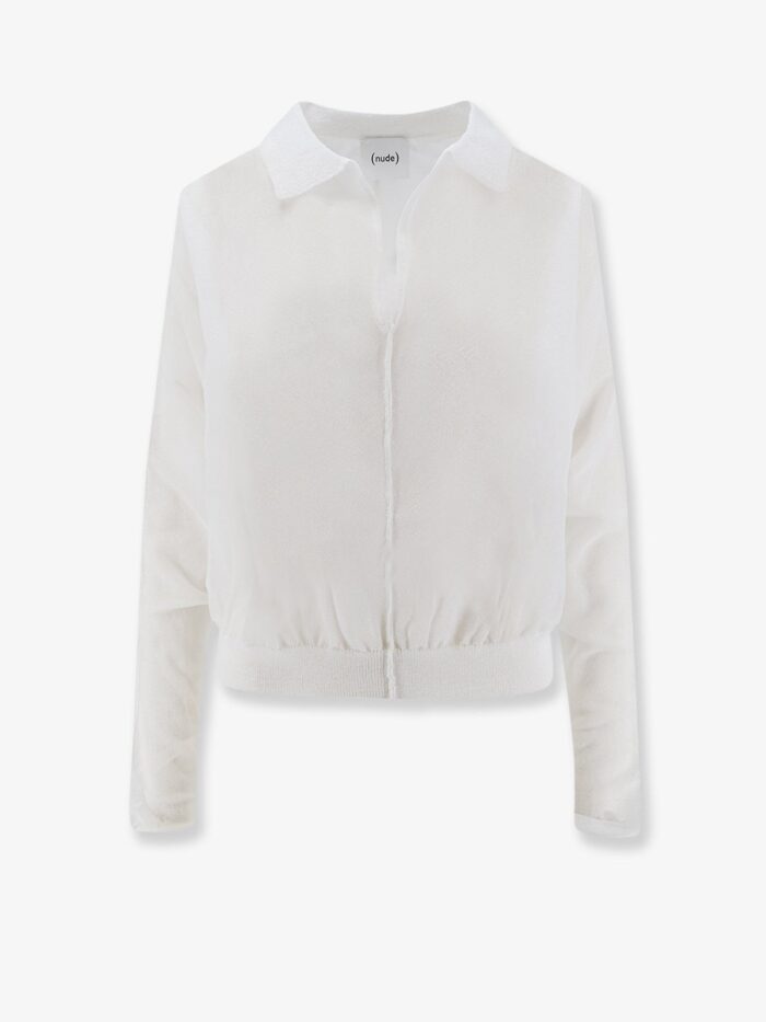 NUDE Cotton Blend Polo Shirt