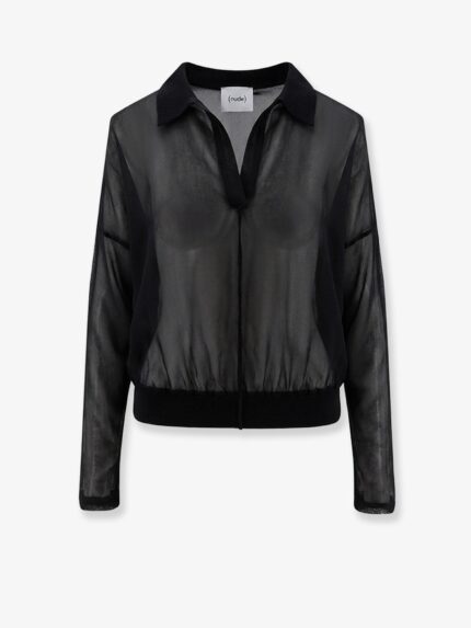 NUDE Cotton Blend Polo Shirt