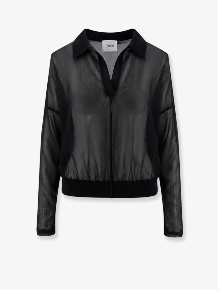 NUDE Cotton Blend Polo Shirt