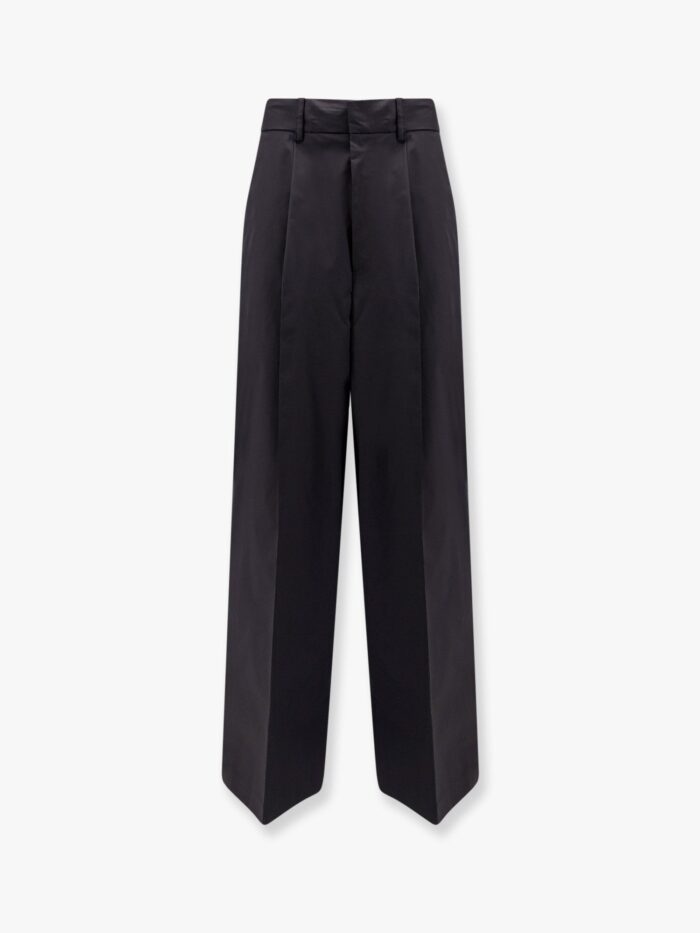 nude cotton trouser with pinces NUDE Cotton Trouser With Pinces