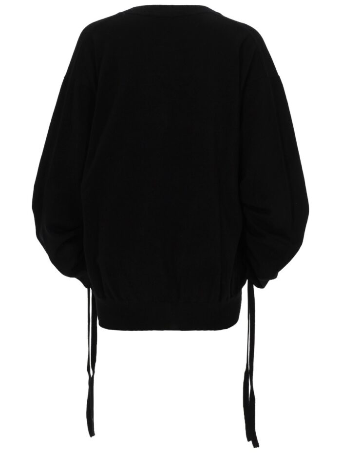 NUDE MAGLIA IN COTONE CON SCOLLO A V