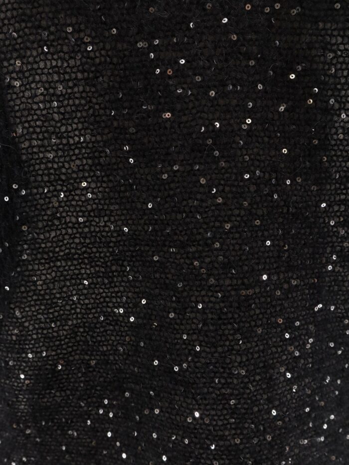 NUDE Mohair Blend Sweater With Sequins
