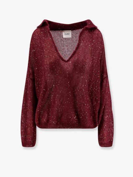 NUDE Mohair Blend Sweater With Sequins