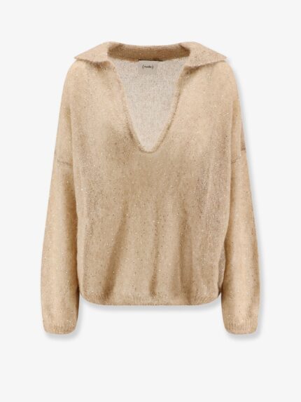 NUDE Mohair Blend Sweater With Sequins