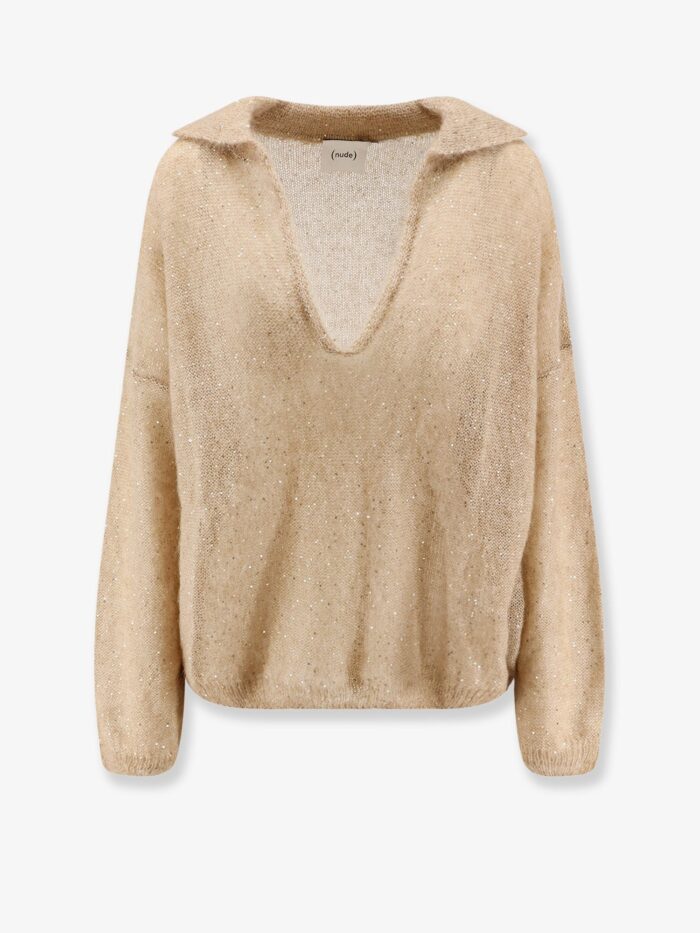 NUDE Mohair Blend Sweater With Sequins