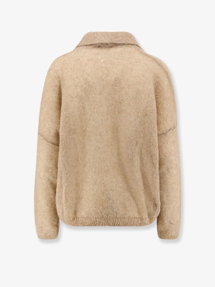 NUDE Mohair Blend Sweater With Sequins