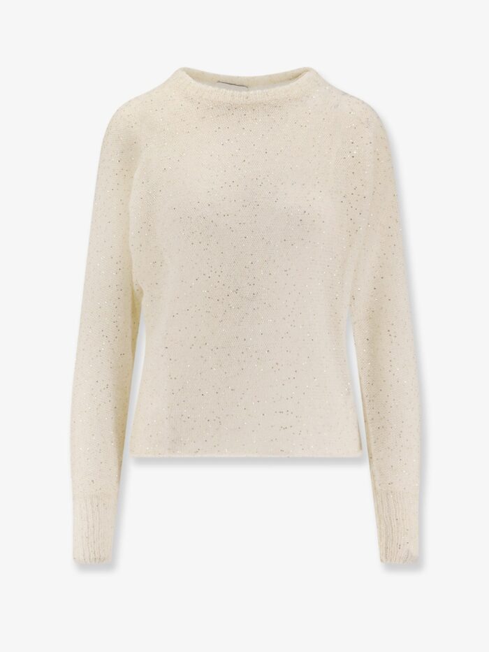 NUDE Mohair Blend Sweater With Sequins