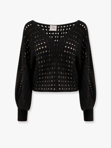 NUDE Perforated Cotton Sweater