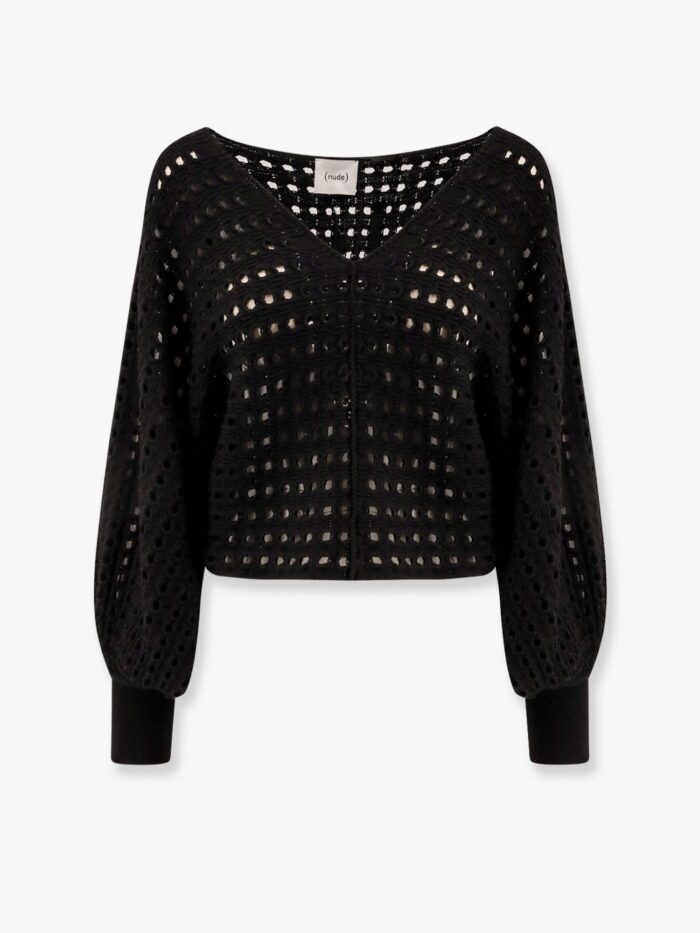 NUDE Perforated Cotton Sweater