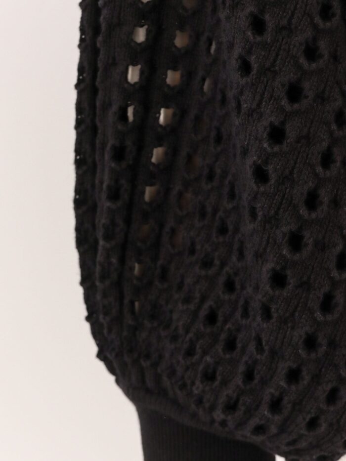 NUDE Perforated Cotton Sweater