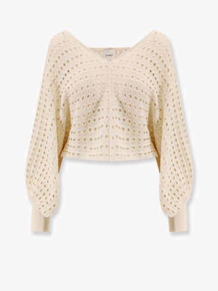 NUDE Perforated Cotton Sweater