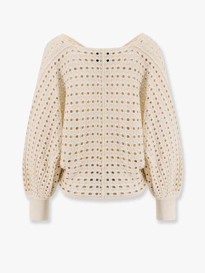 NUDE Perforated Cotton Sweater