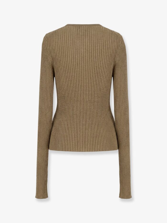NUDE Ribbed Cotton Blend Sweater