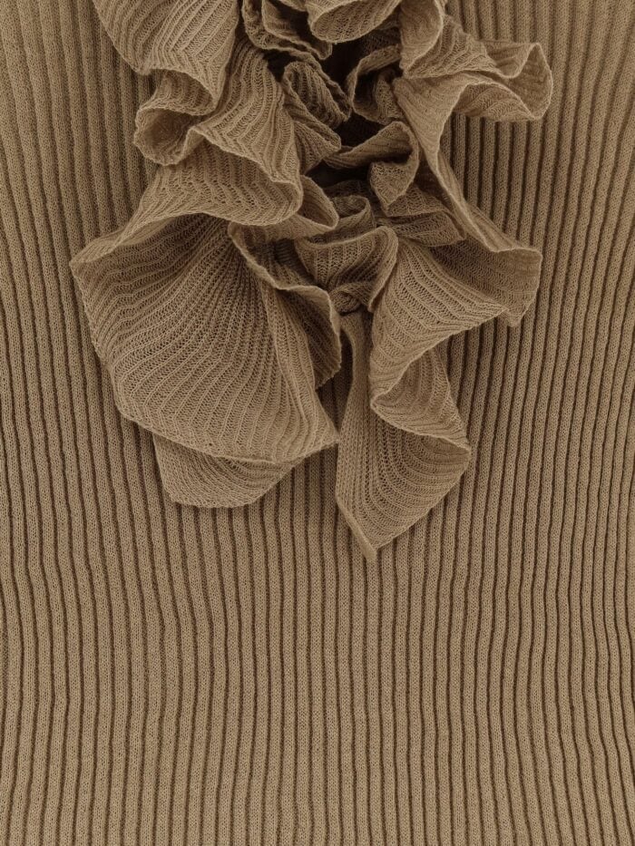 NUDE Ribbed Cotton Blend Sweater