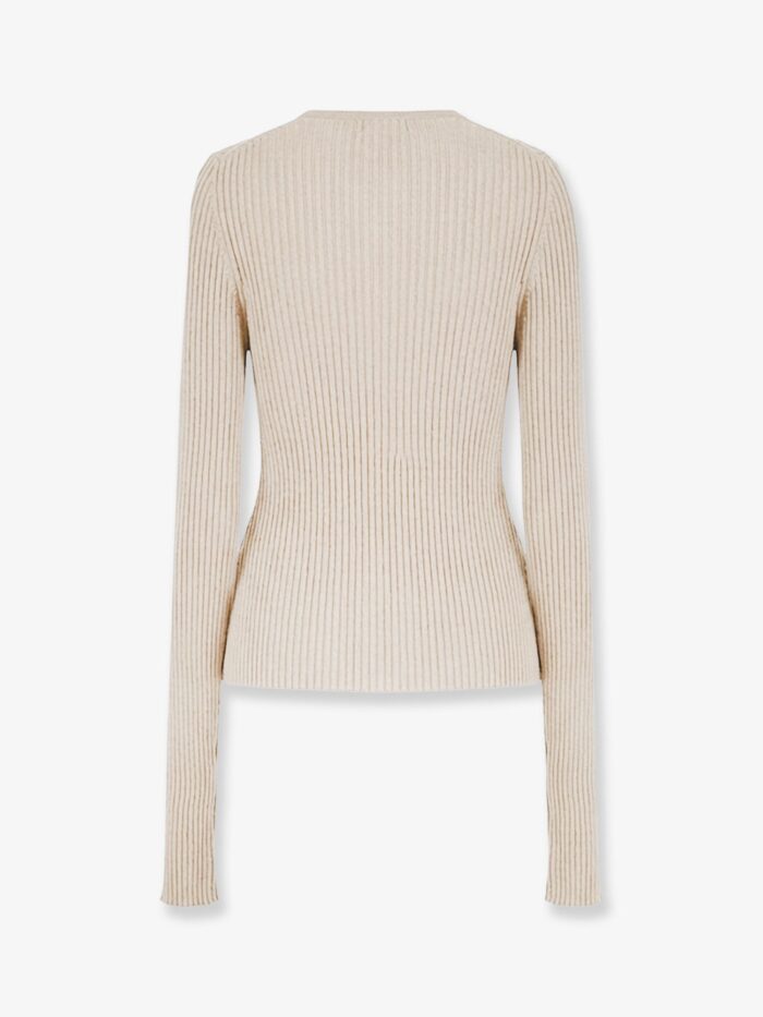 NUDE Ribbed Cotton Blend Sweater