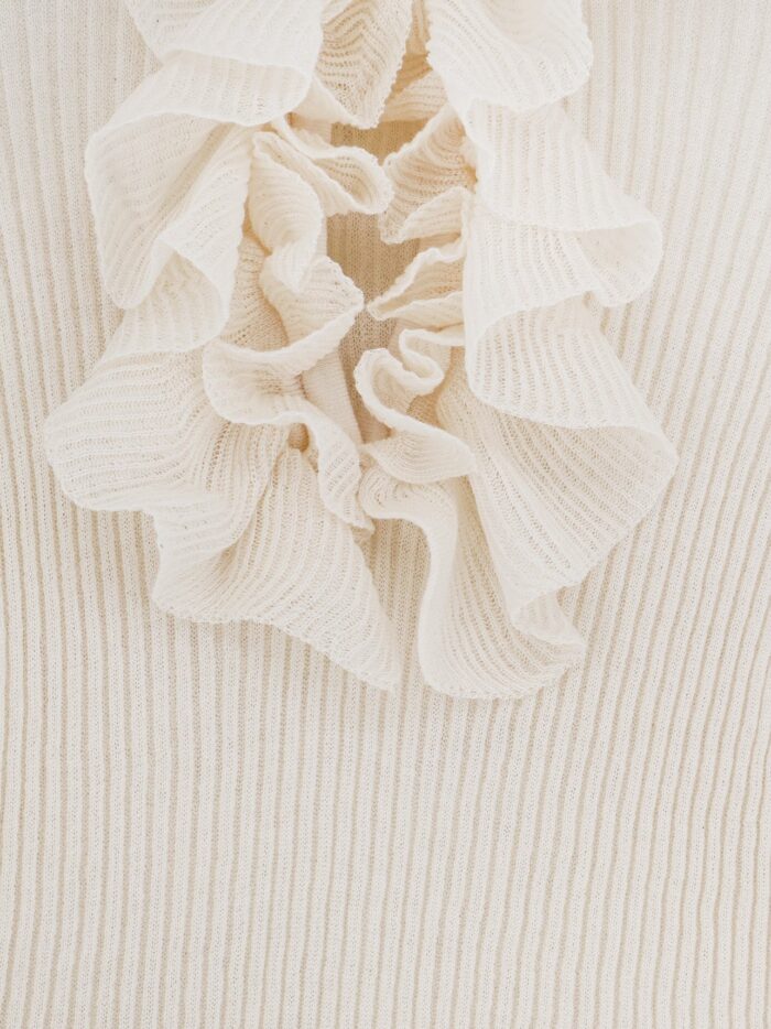 NUDE Ribbed Cotton Blend Sweater