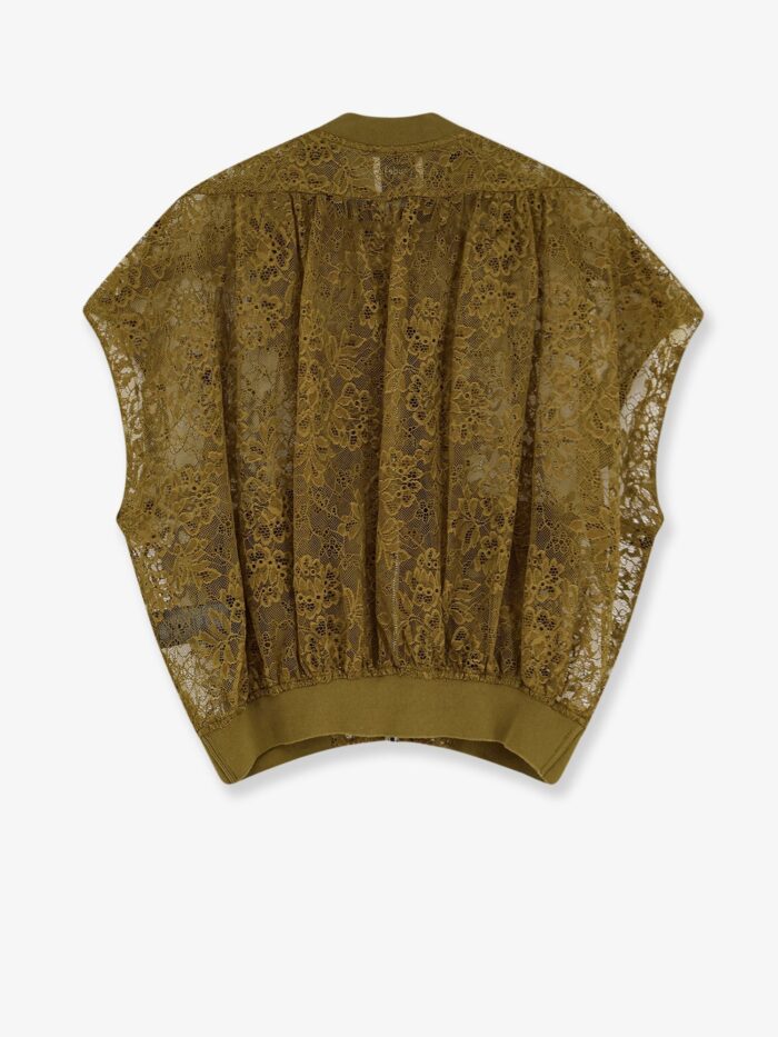 NUDE Sleeveless Lace Jacket