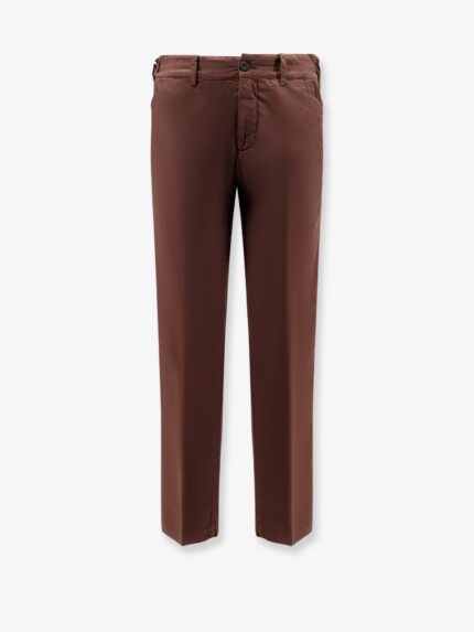 NUGNES 1920 Cotton And Linen Trousers