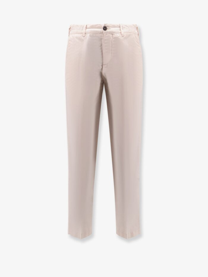 NUGNES 1920 Cotton And Linen Trousers
