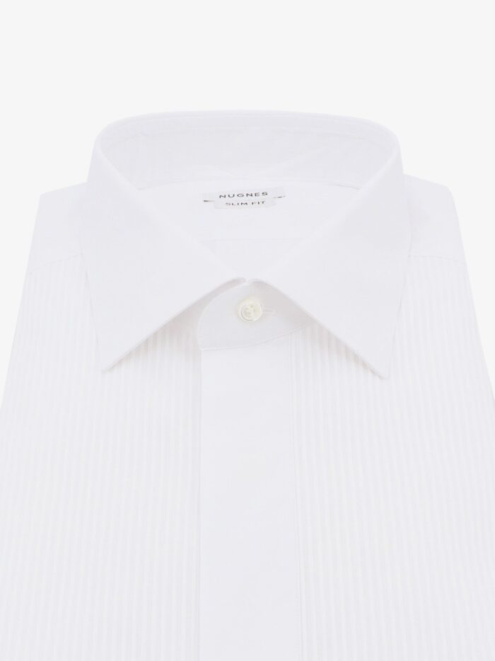 NUGNES 1920 Cotton Shirt With Plastron