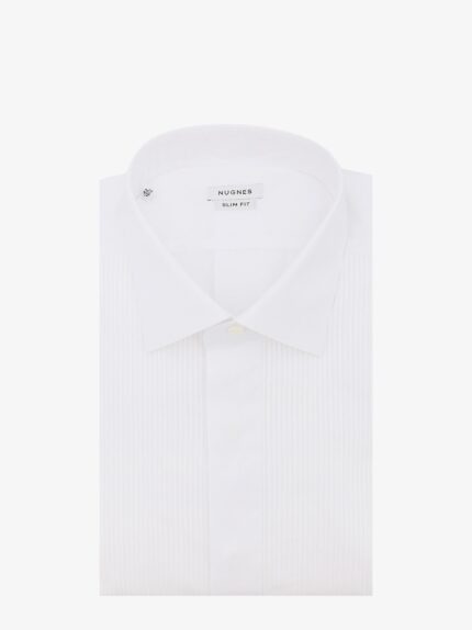 NUGNES 1920 Cotton Shirt With Plastron