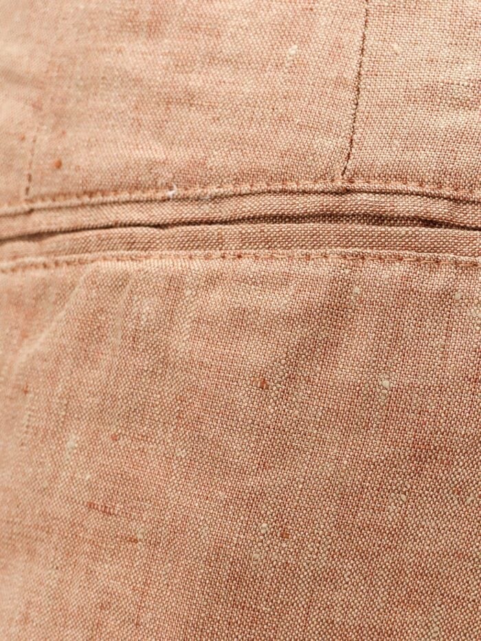 NUGNES 1920 Linen Bermuda Shorts With Logoed Label