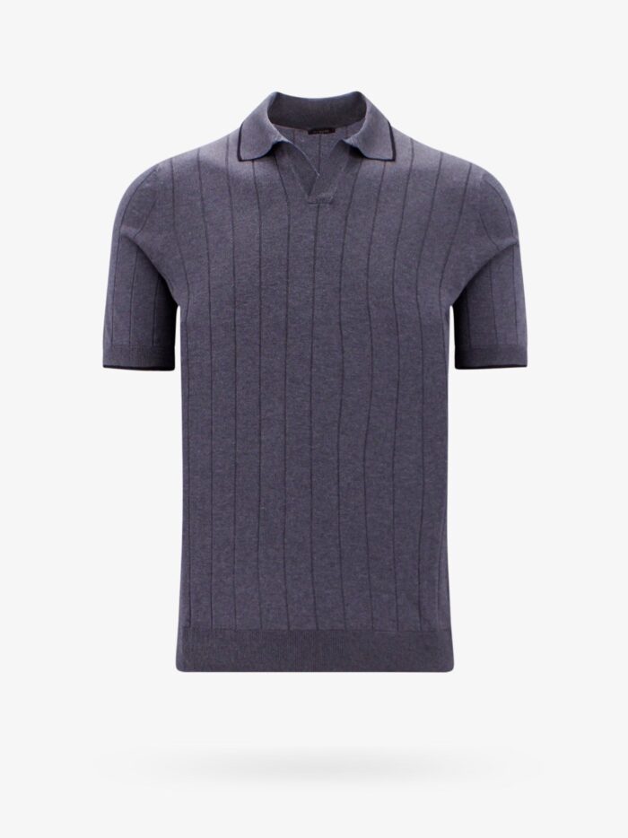 NUGNES 1920 Silk Polo Shirt
